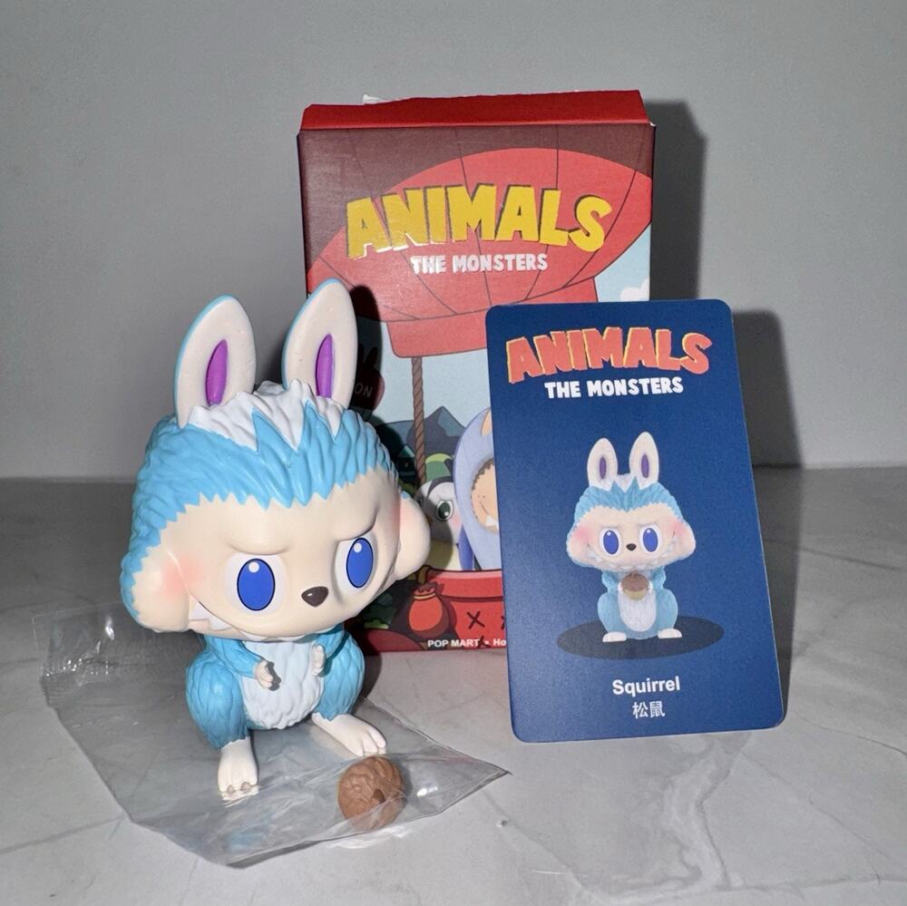 Pop Mart The Monsters Animals Series Confirmed Blind Box Figure Squirrel